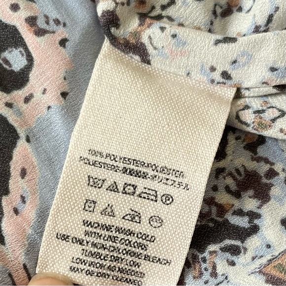 🎃 Free People Darcy Floral Swing High-Low Sleeveless Boho Top Small - Picture 13 of 16